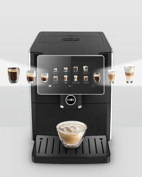 FE11 met alle koffievarianten zoals cappuccino en latte